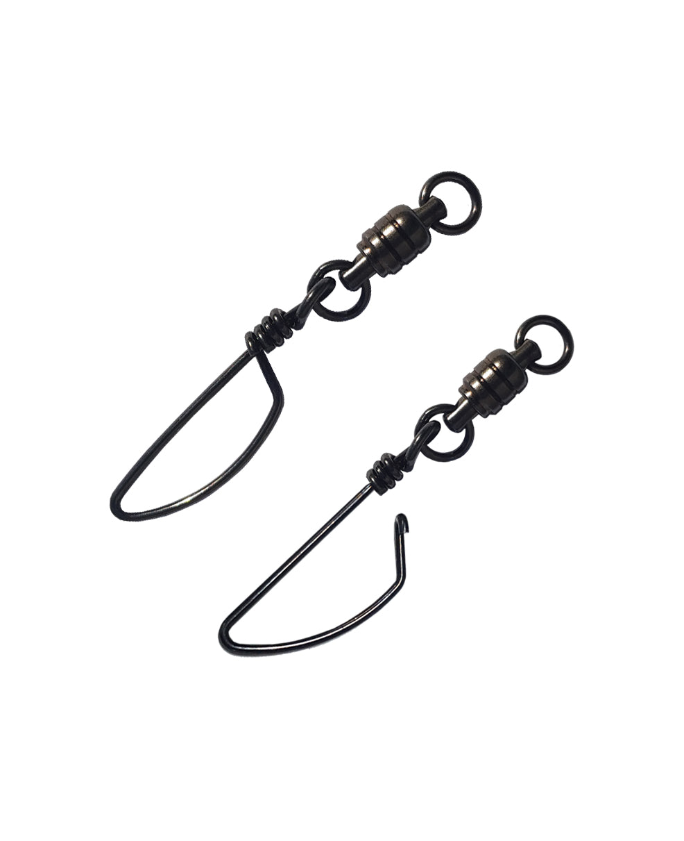 Dual Ball Bearing Tournament Snap Swivels Stainless Steel